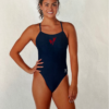 ESWIM Speedo Navy Endurance+ Women's Crossback Training Suit - Image 2